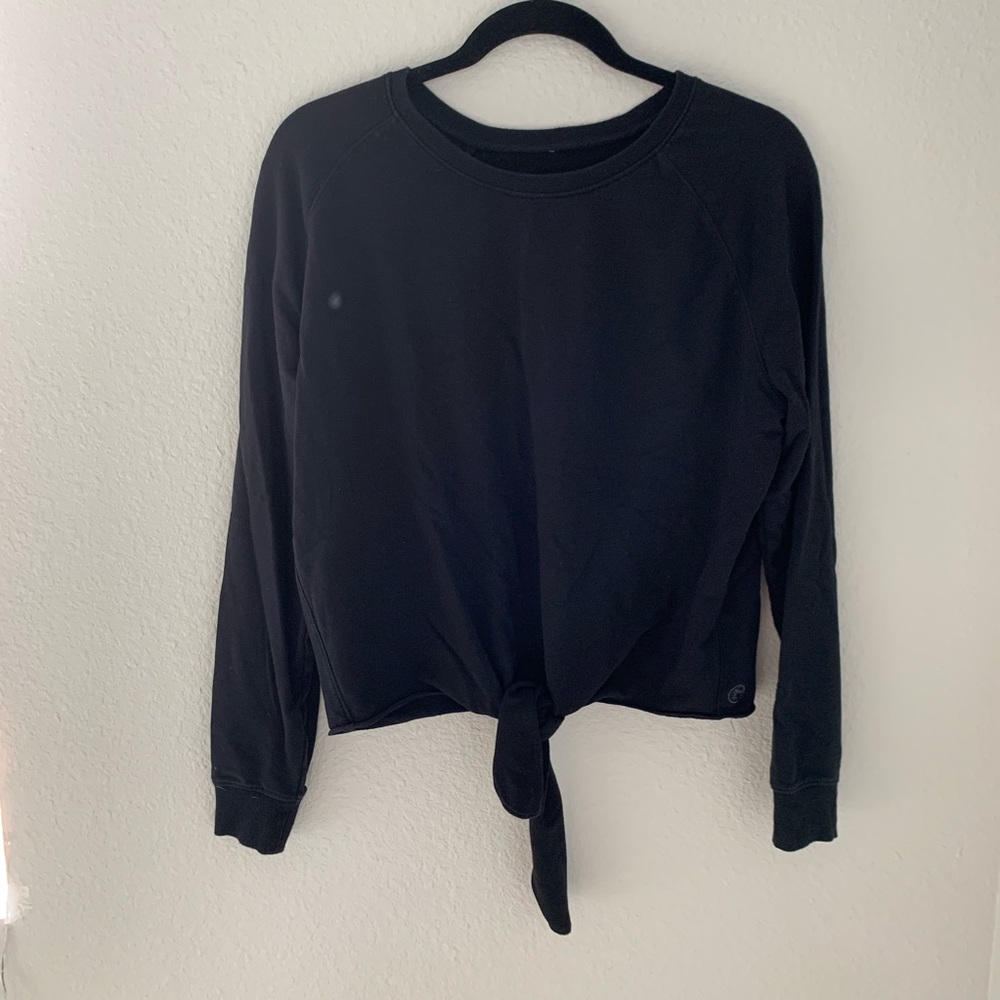 Manduka Tie Front Sweatshirt